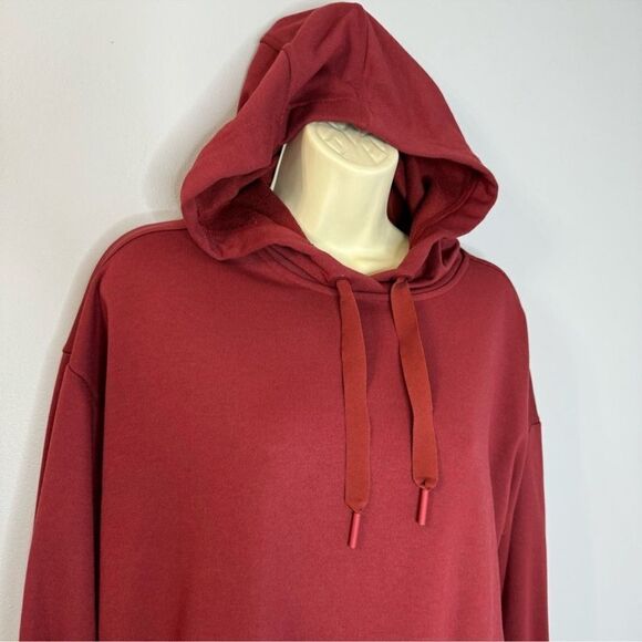 Athleta Mala Hoodie Dress Red XS - Picture 7 of 9